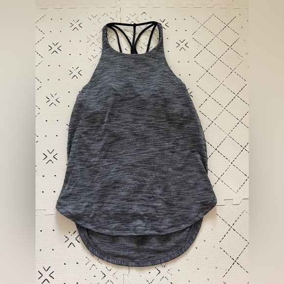 Lululemon Raise The Barre Tank‎ Heathered Black size 2 - Picture 1 of 10